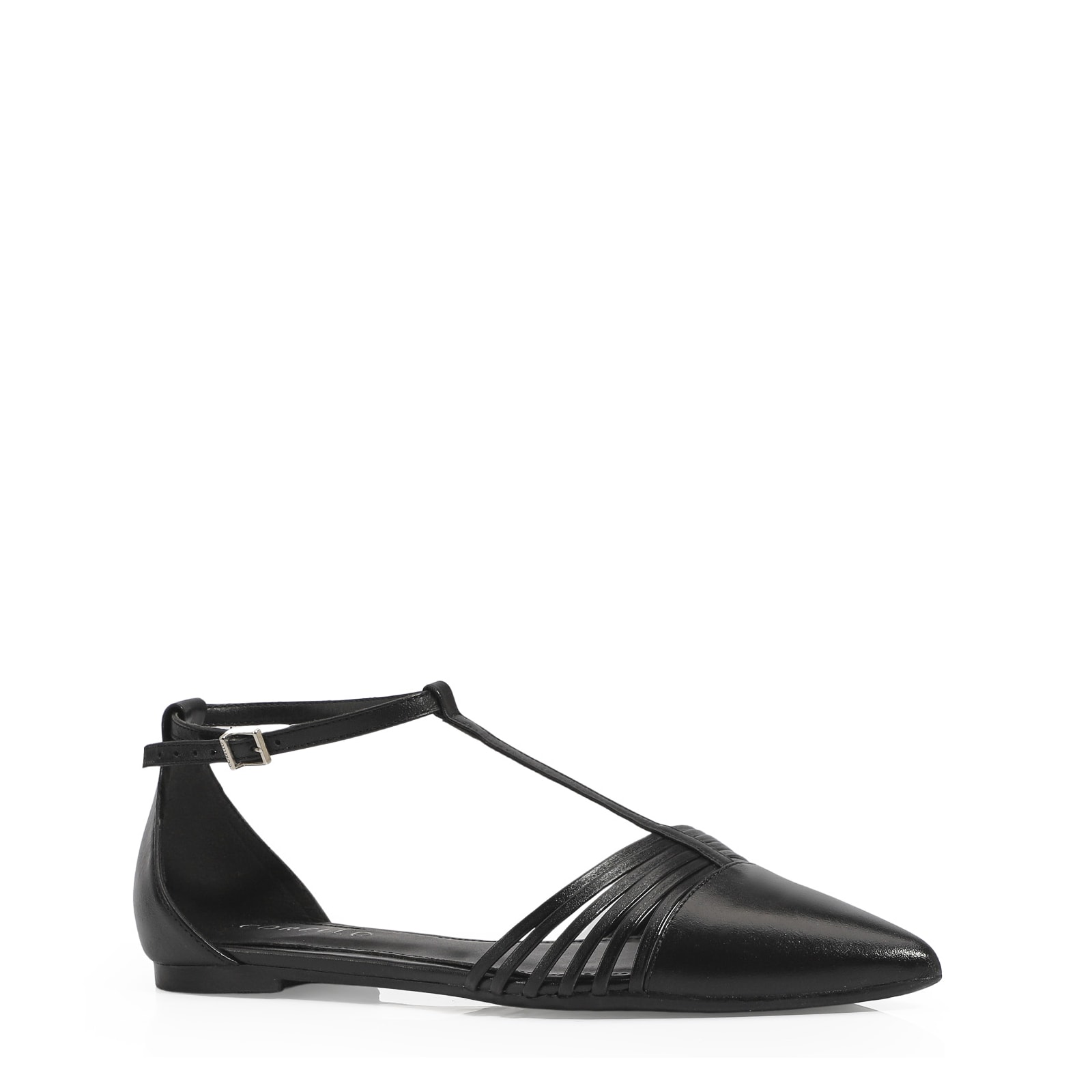 Sapatilha Couro Preto