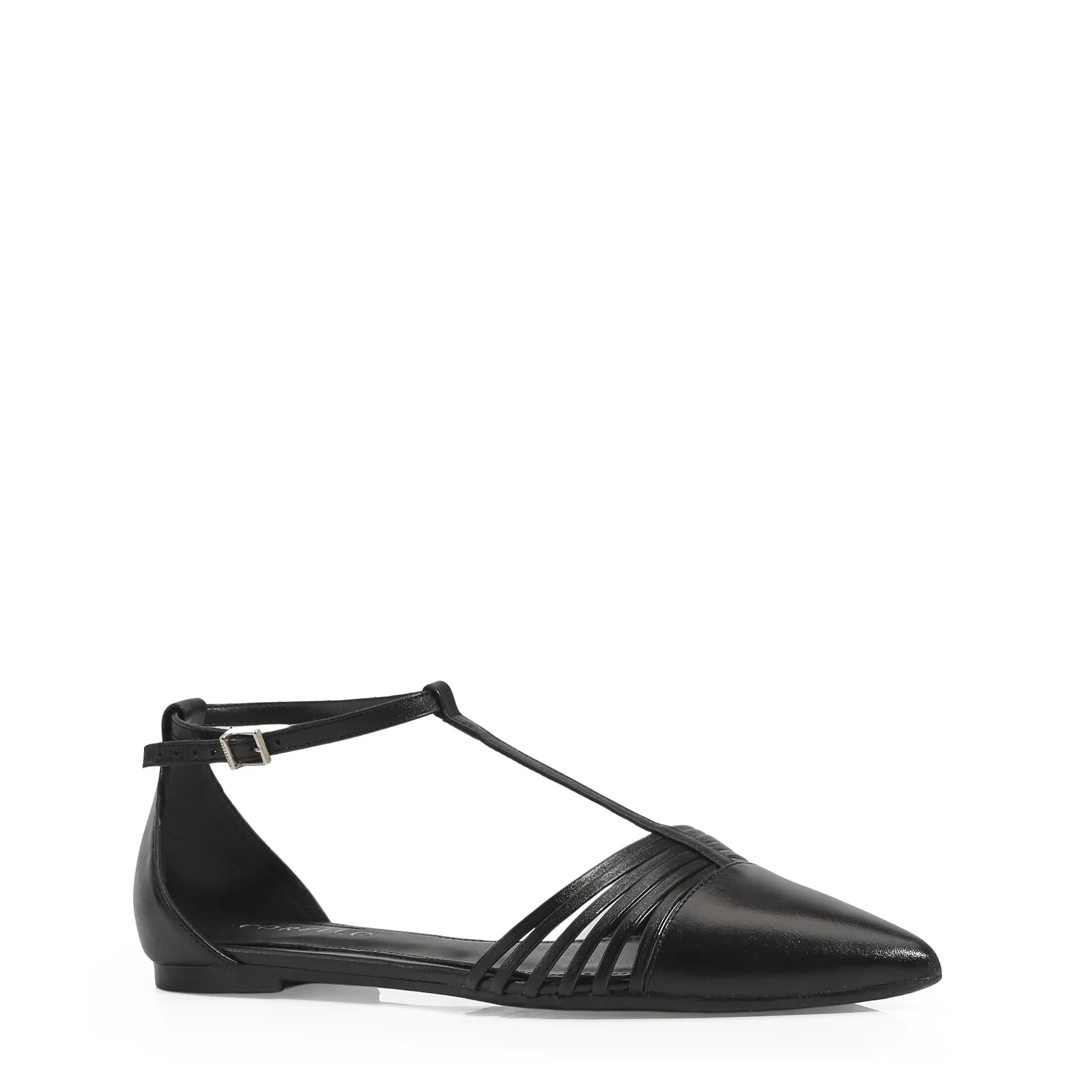 Sapatilha Couro Preto