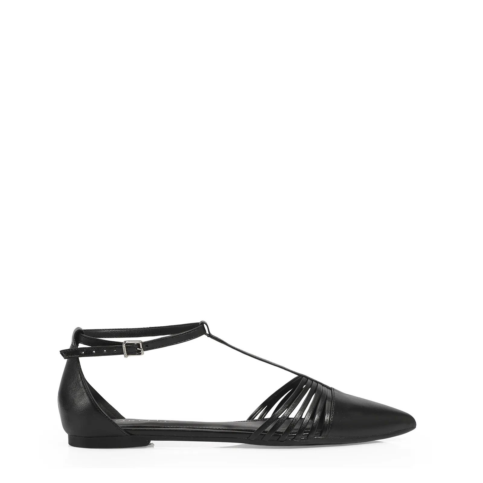 Sapatilha Couro Preto