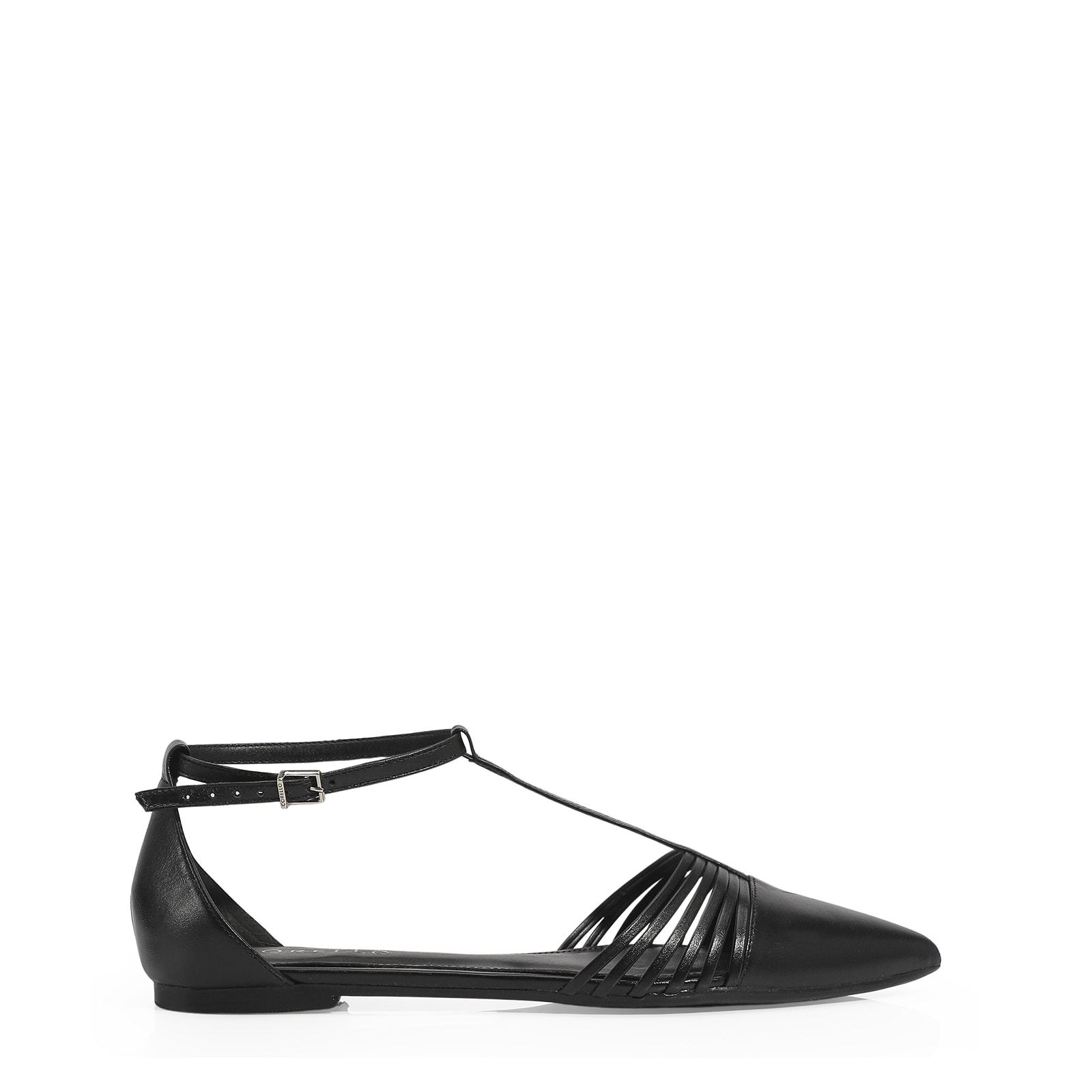 Sapatilha Couro Preto