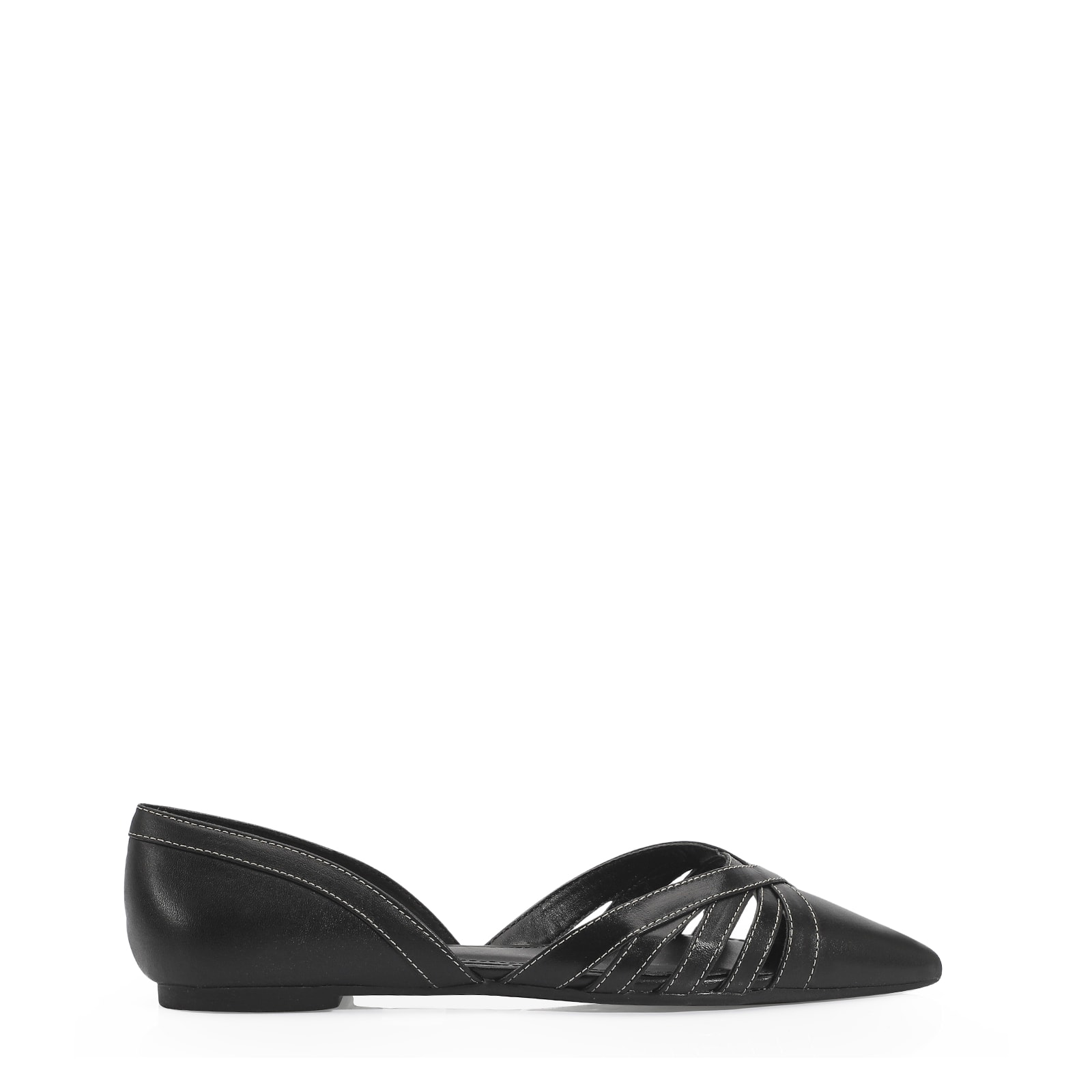 Sapatilha Couro Preto
