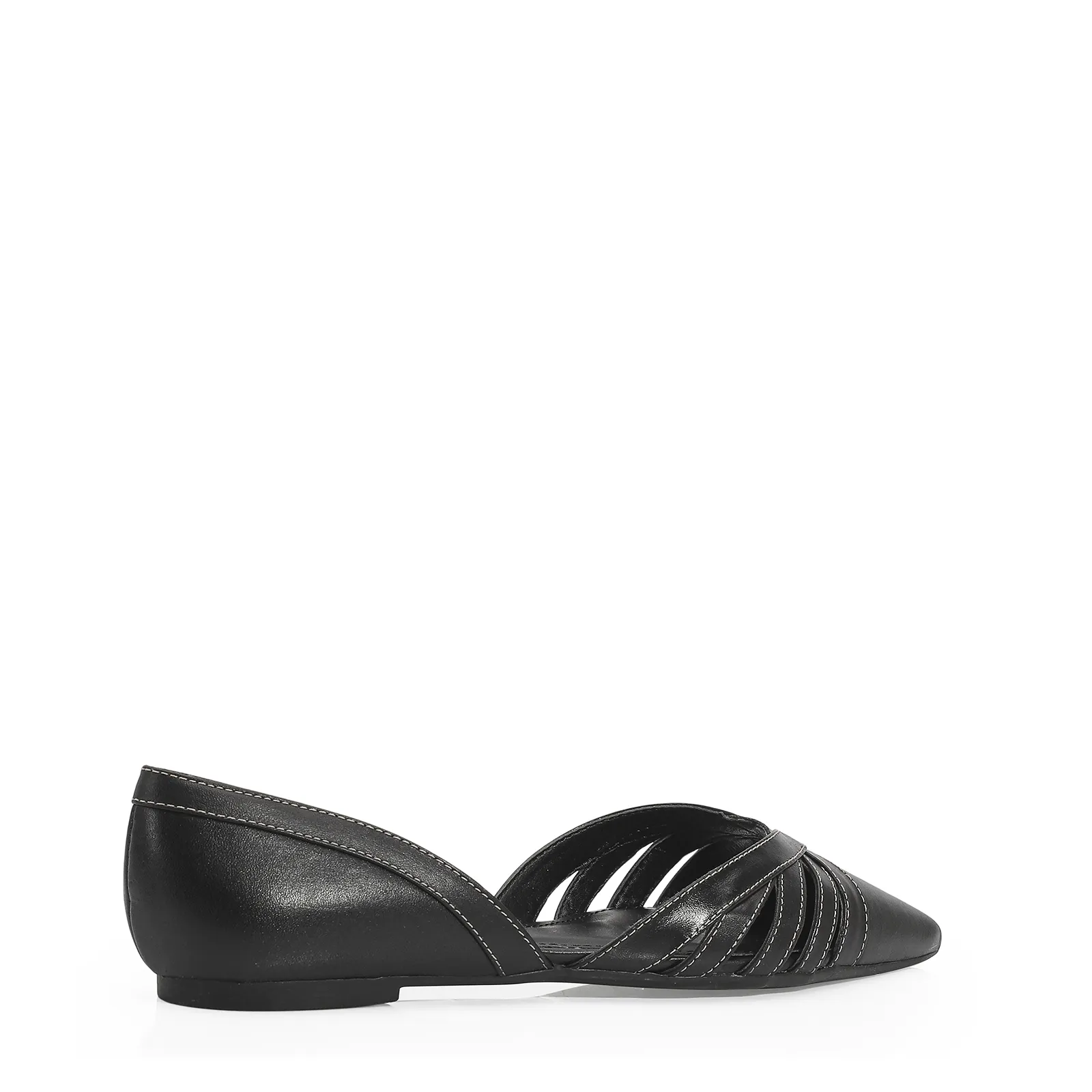 Sapatilha Couro Preto
