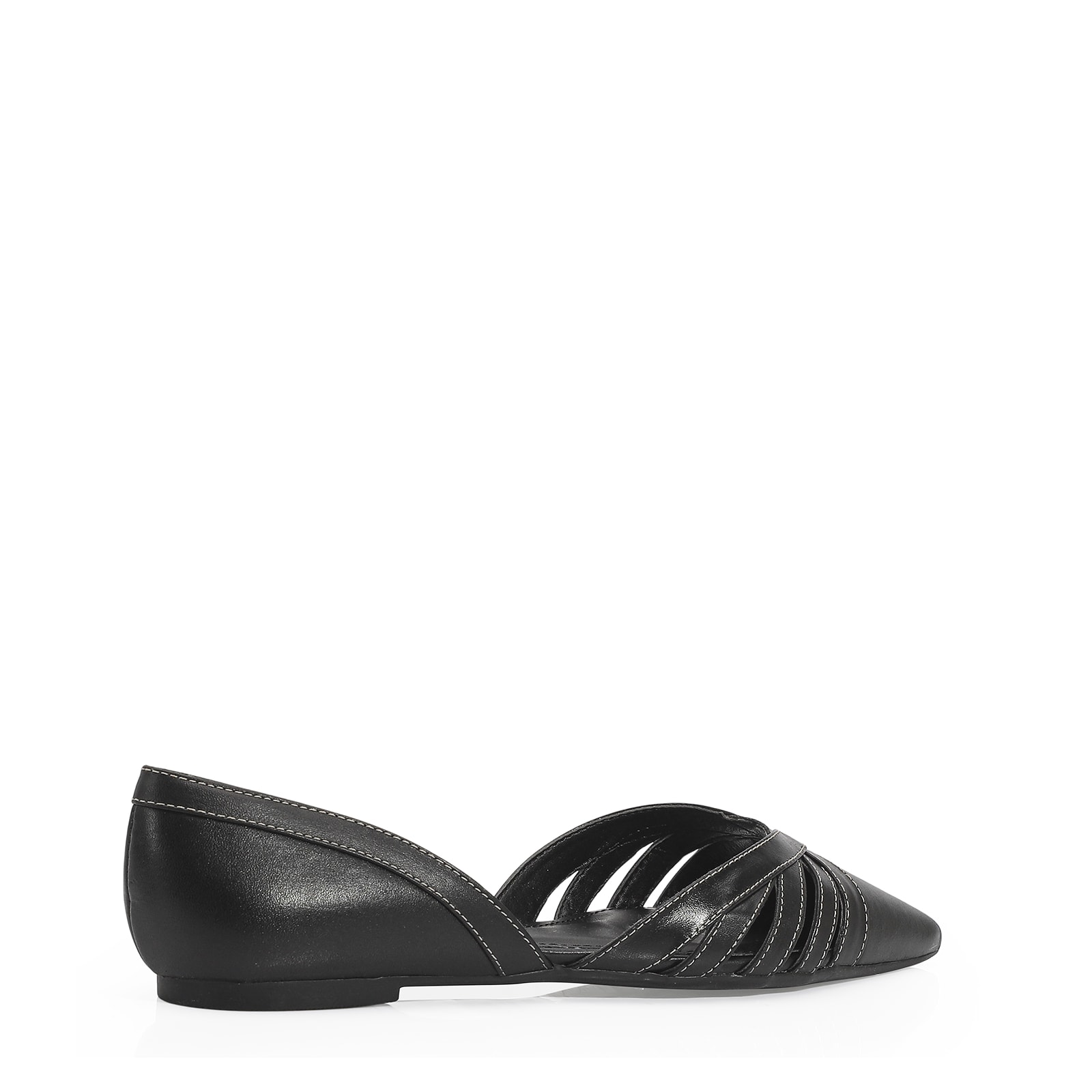 Sapatilha Couro Preto