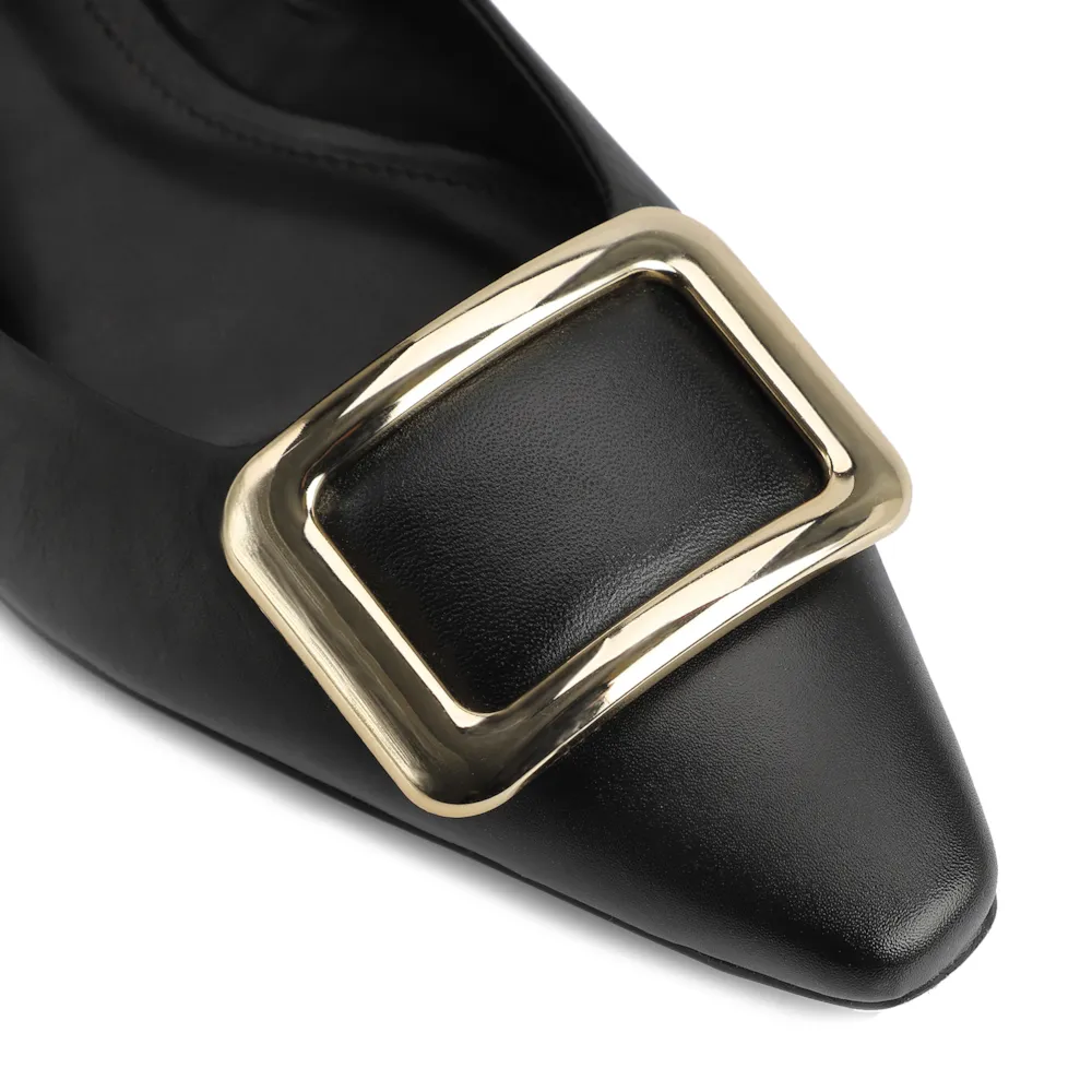 Sapatilha Couro Preto - imagem 6