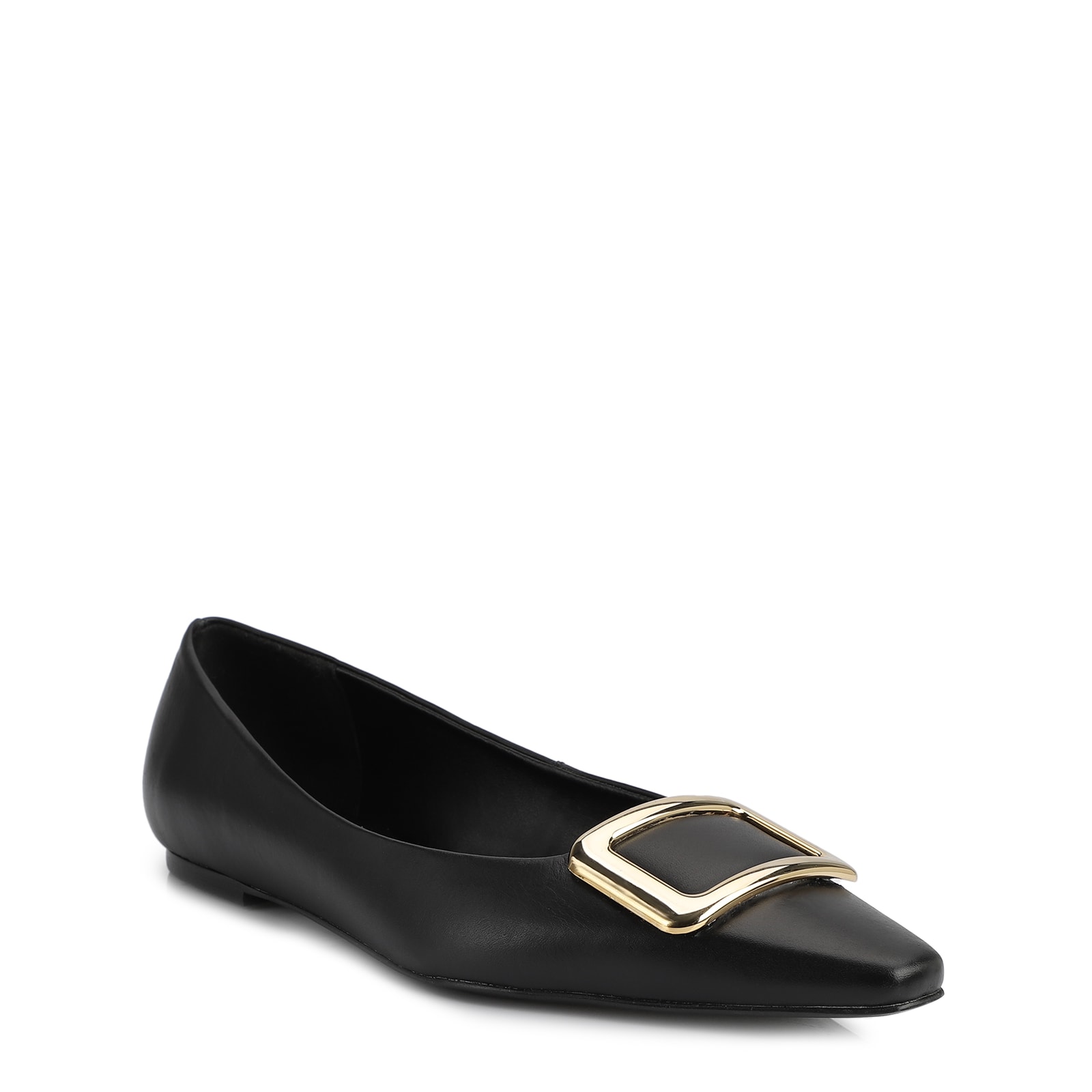 Sapatilha Couro Preto