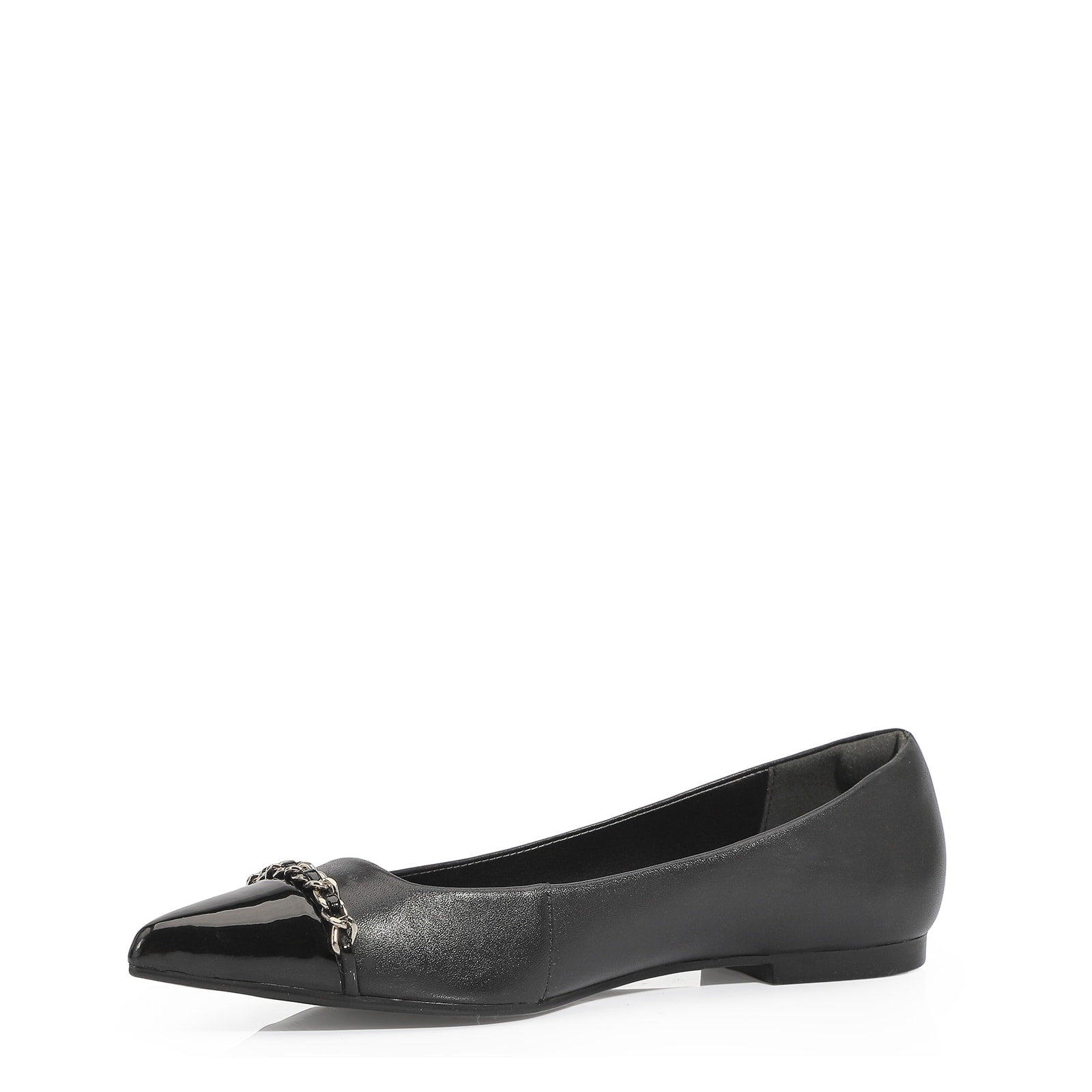 Sapatilha Couro Preto