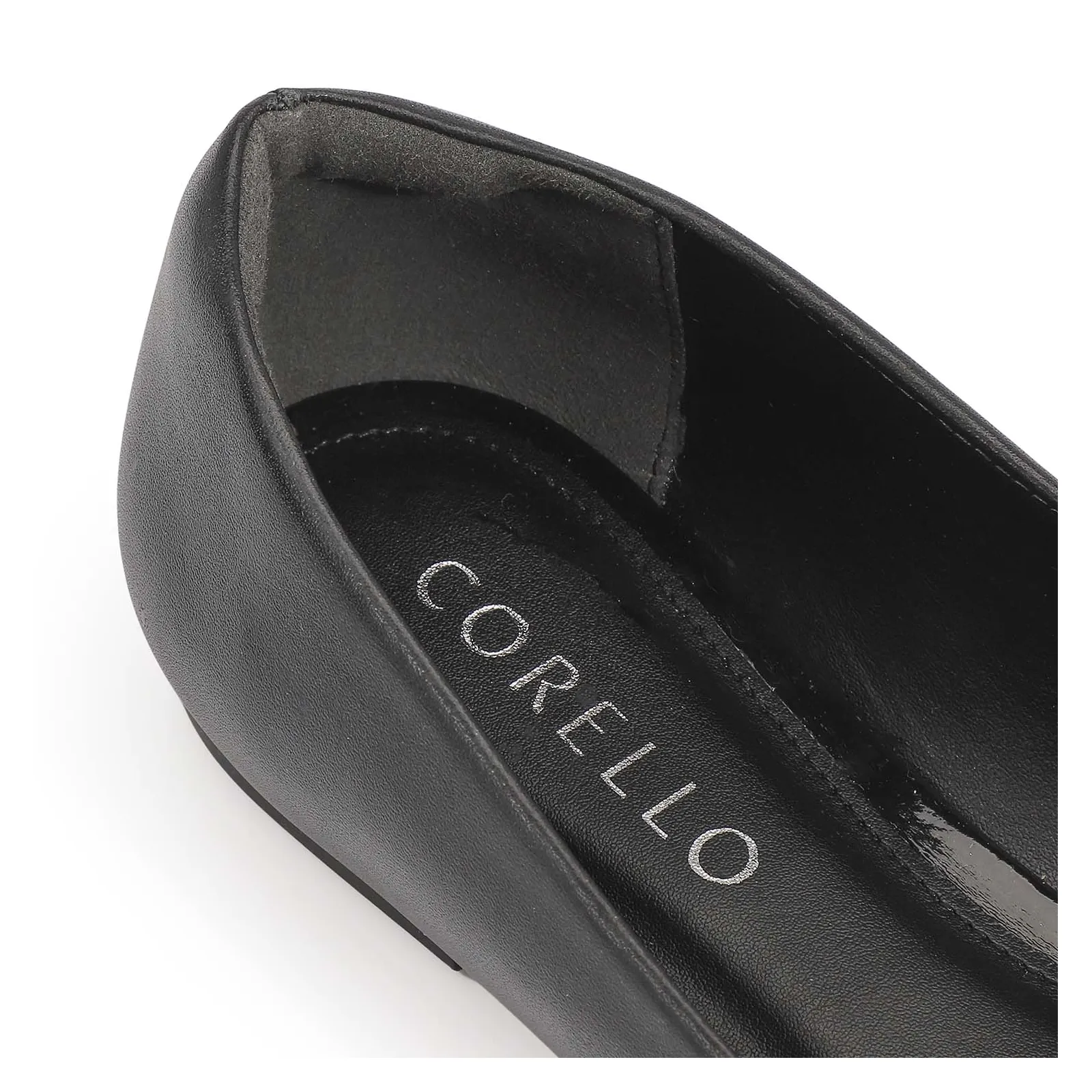 Sapatilha Couro Preto
