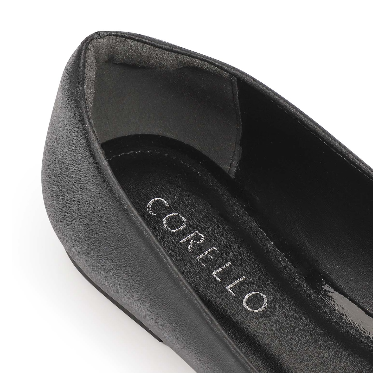Sapatilha Couro Preto