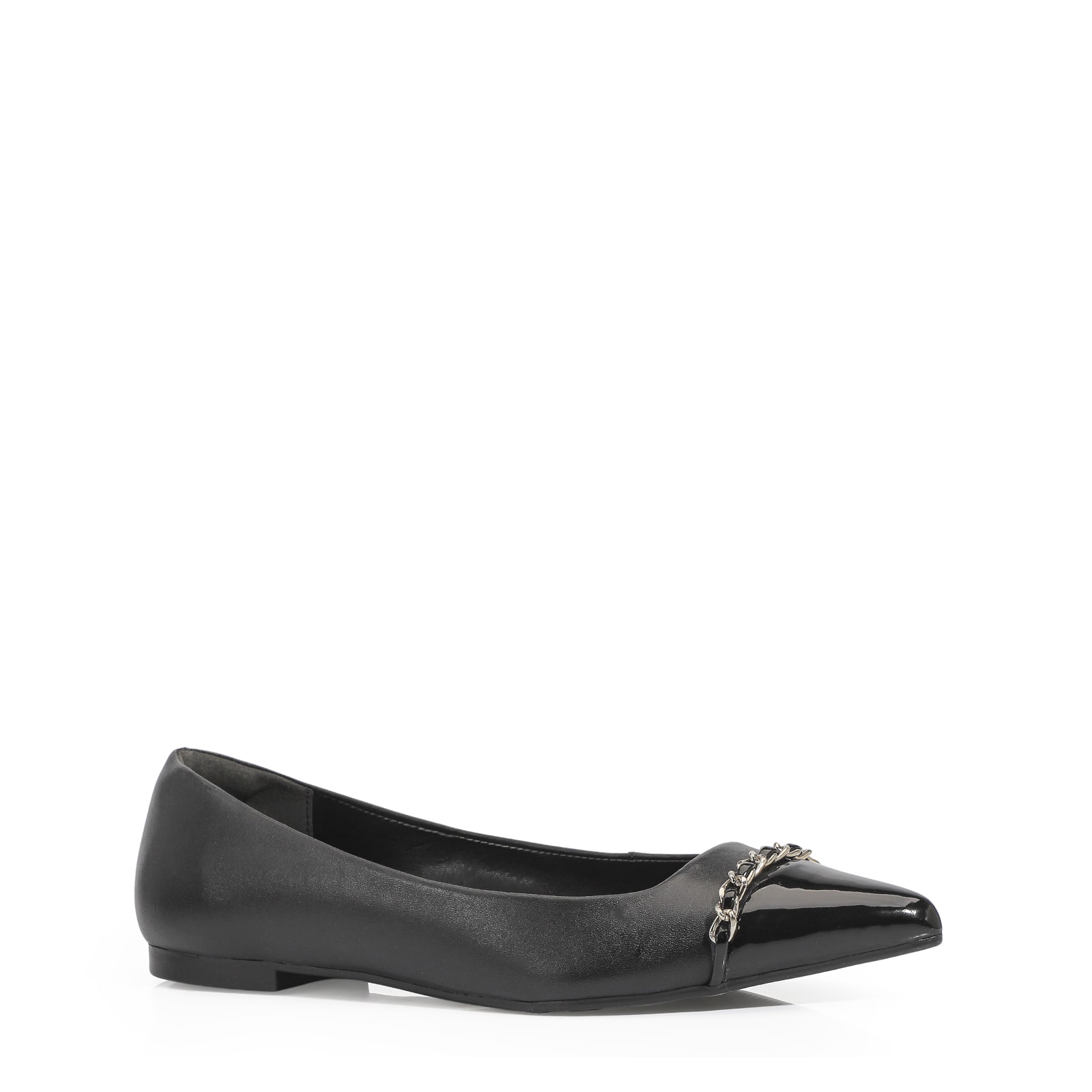 Sapatilha Couro Preto