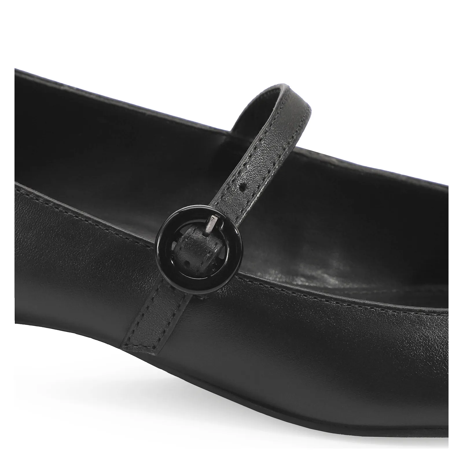 Sapatilha Couro Preto