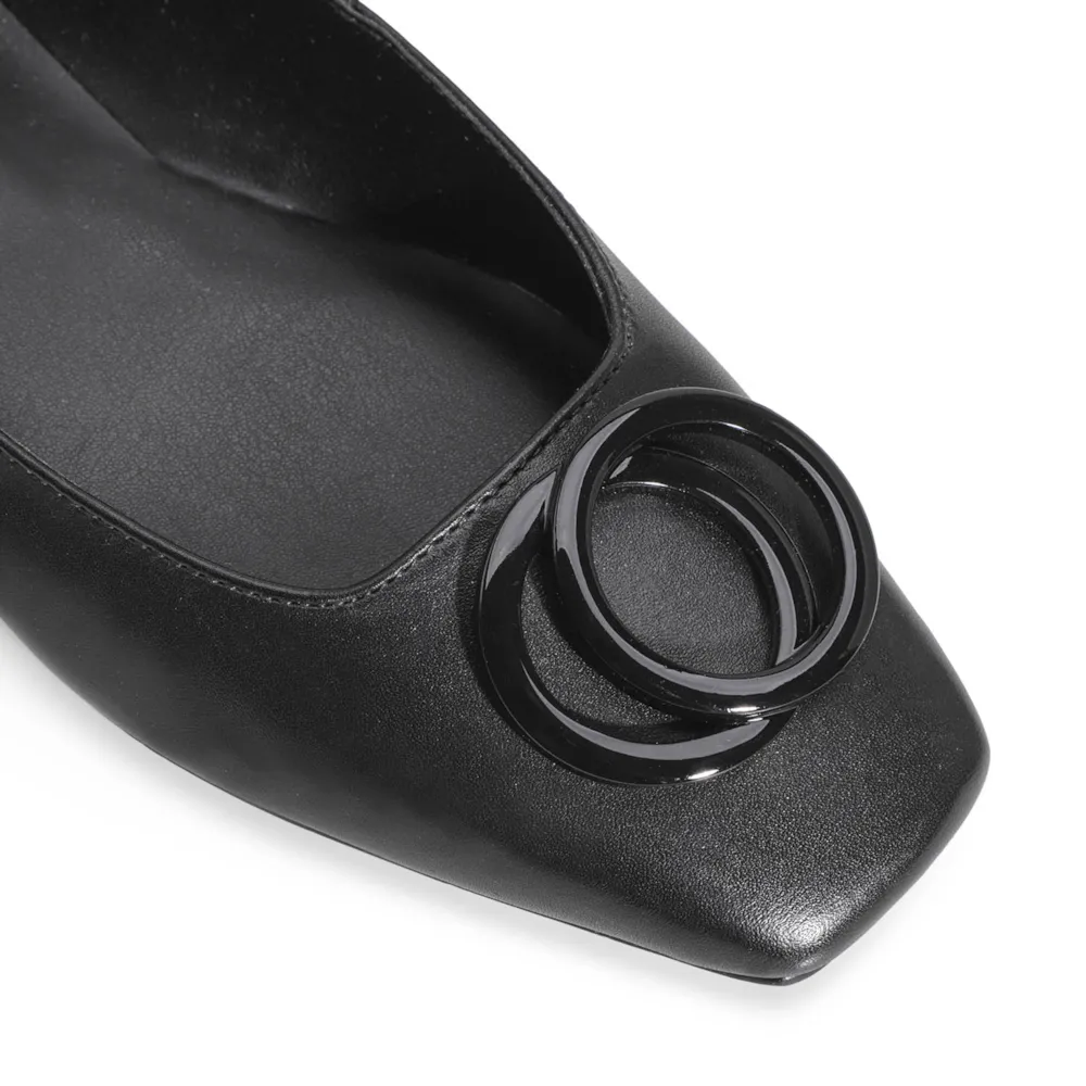 Sapatilha Couro Preto - imagem 7