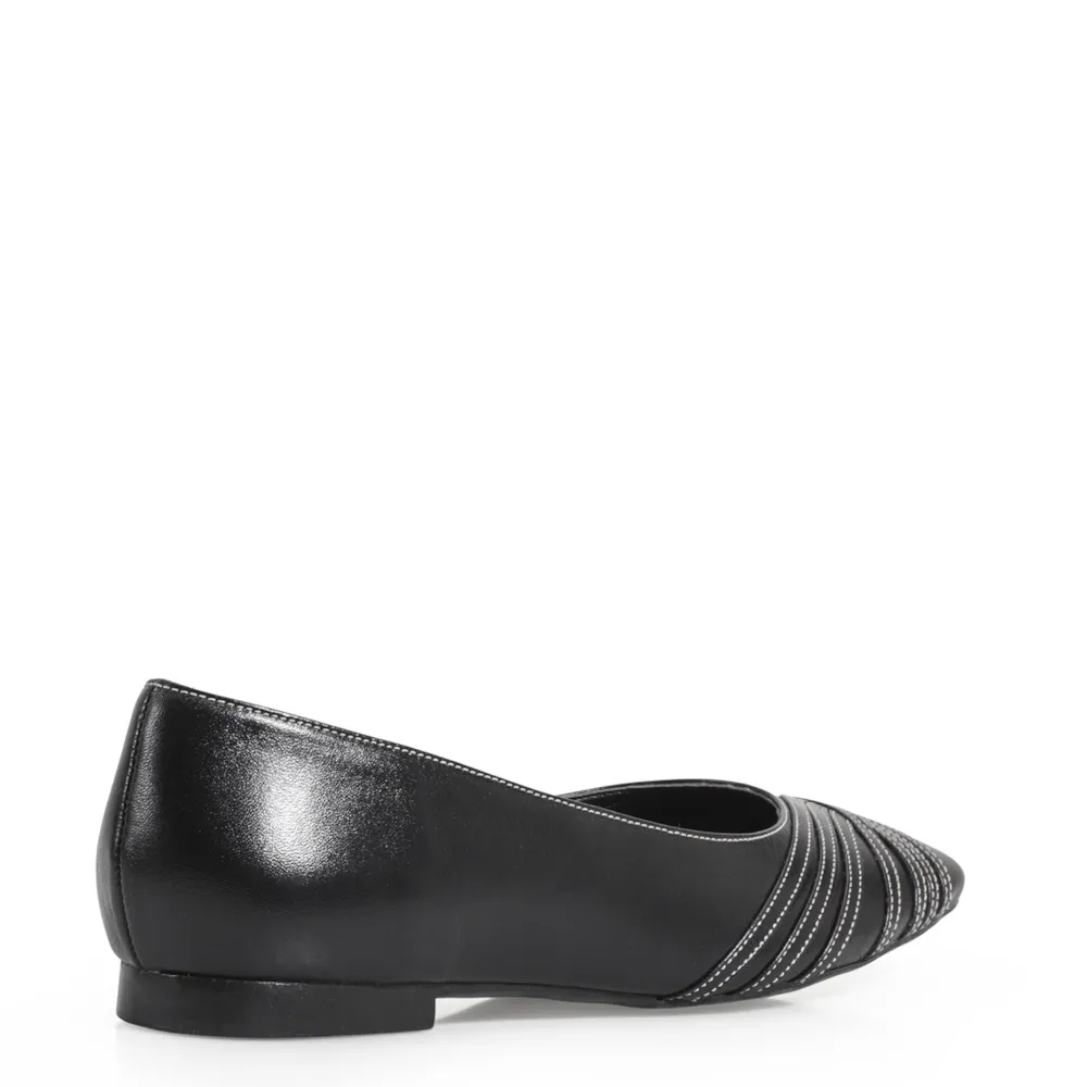 Sapatilha Couro Preto - imagem 3