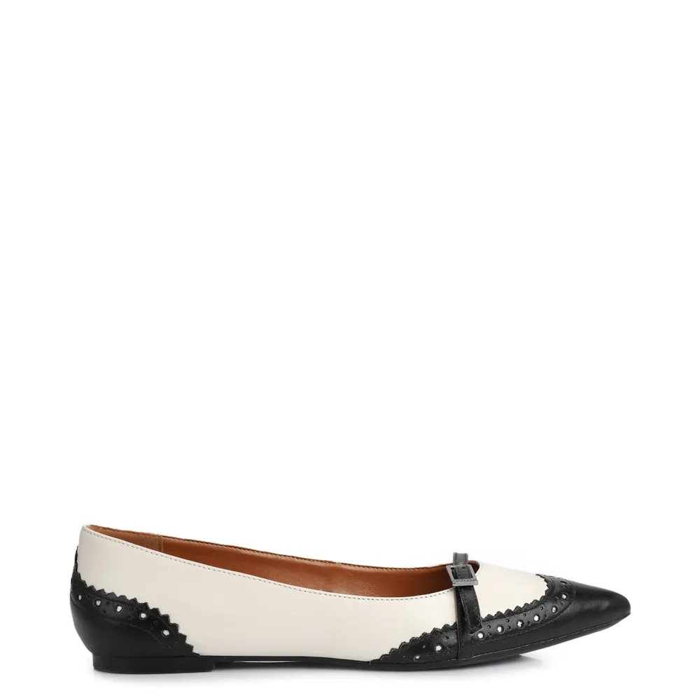 Sapatilha Couro Preto/Off White - imagem 3