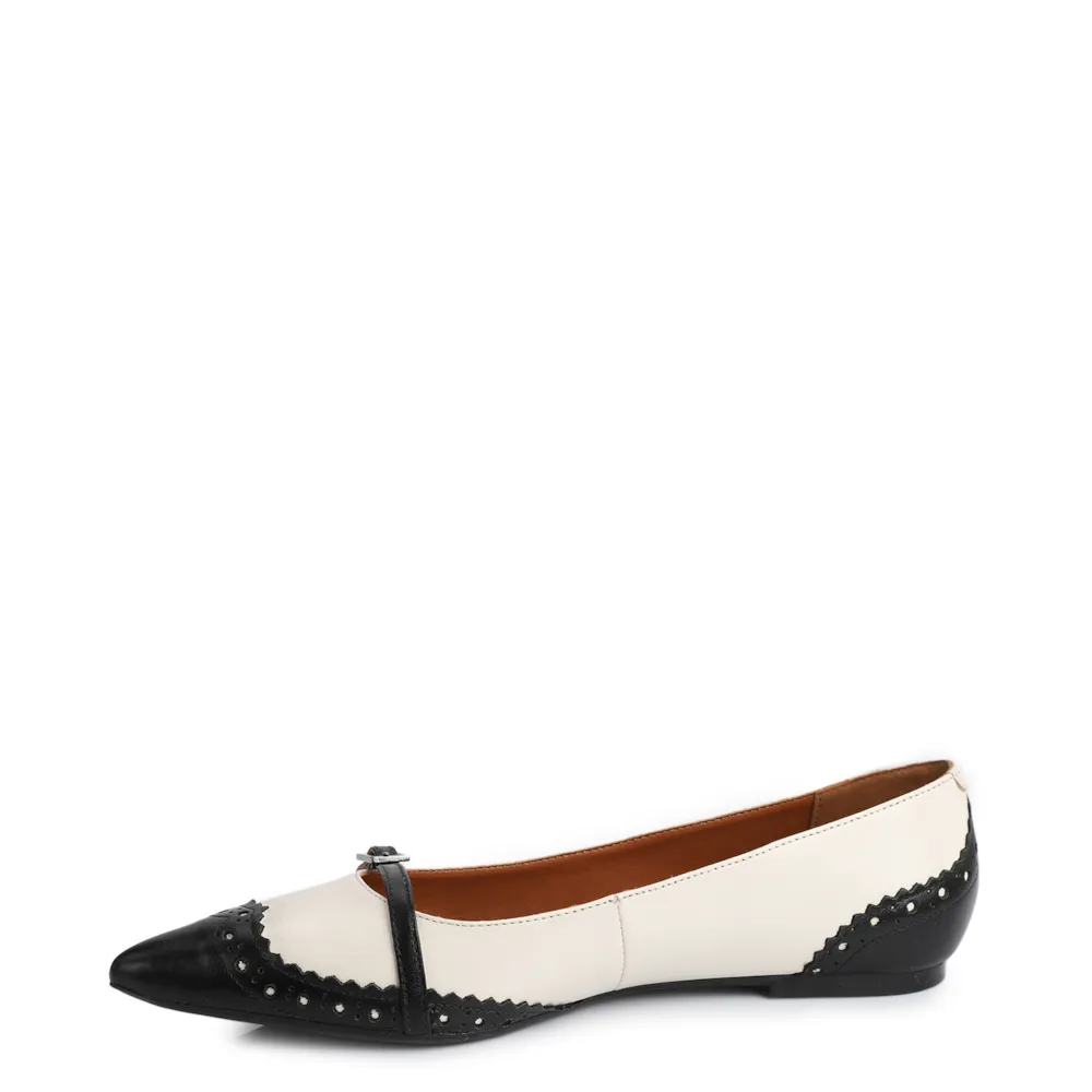 Sapatilha Couro Preto/Off White - imagem 5
