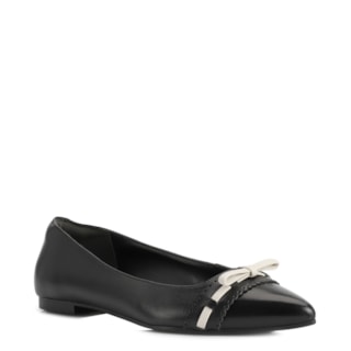 Couro Preto/Off White