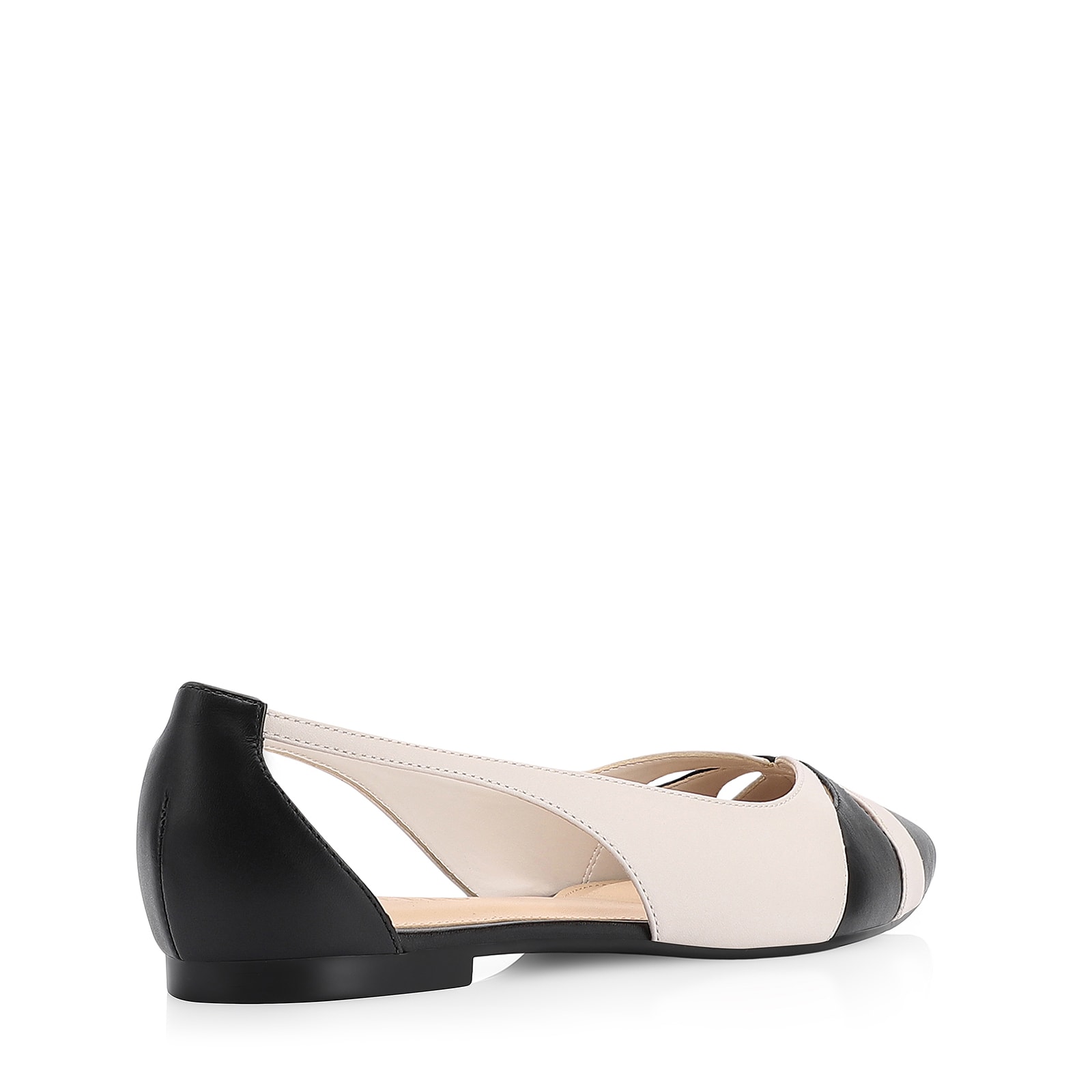 Sapatilha Couro Preto/Off White