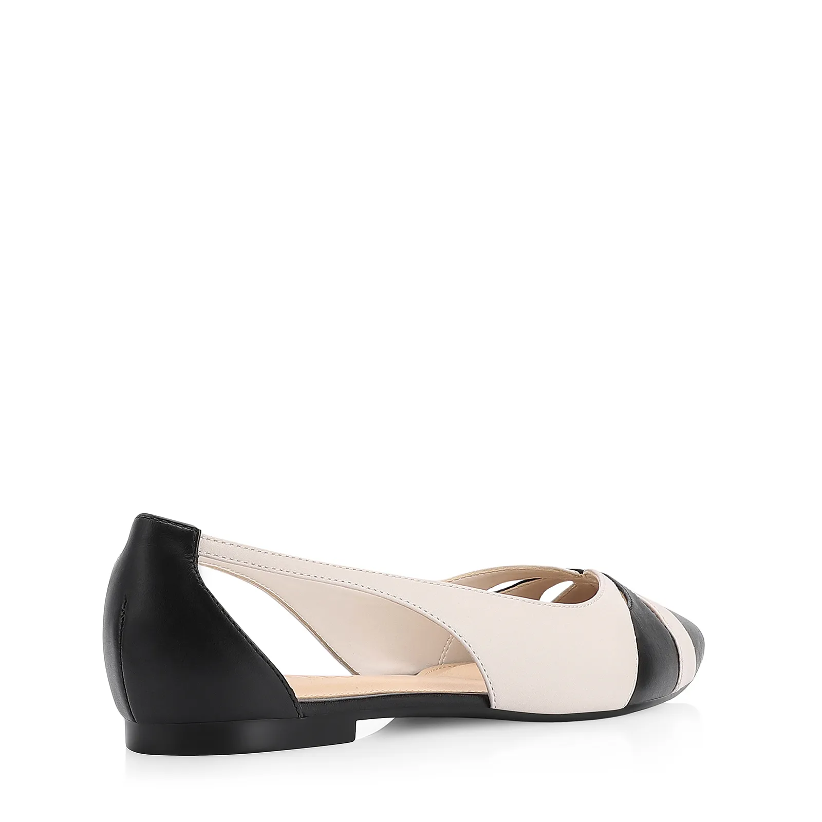 Sapatilha Couro Preto/Off White
