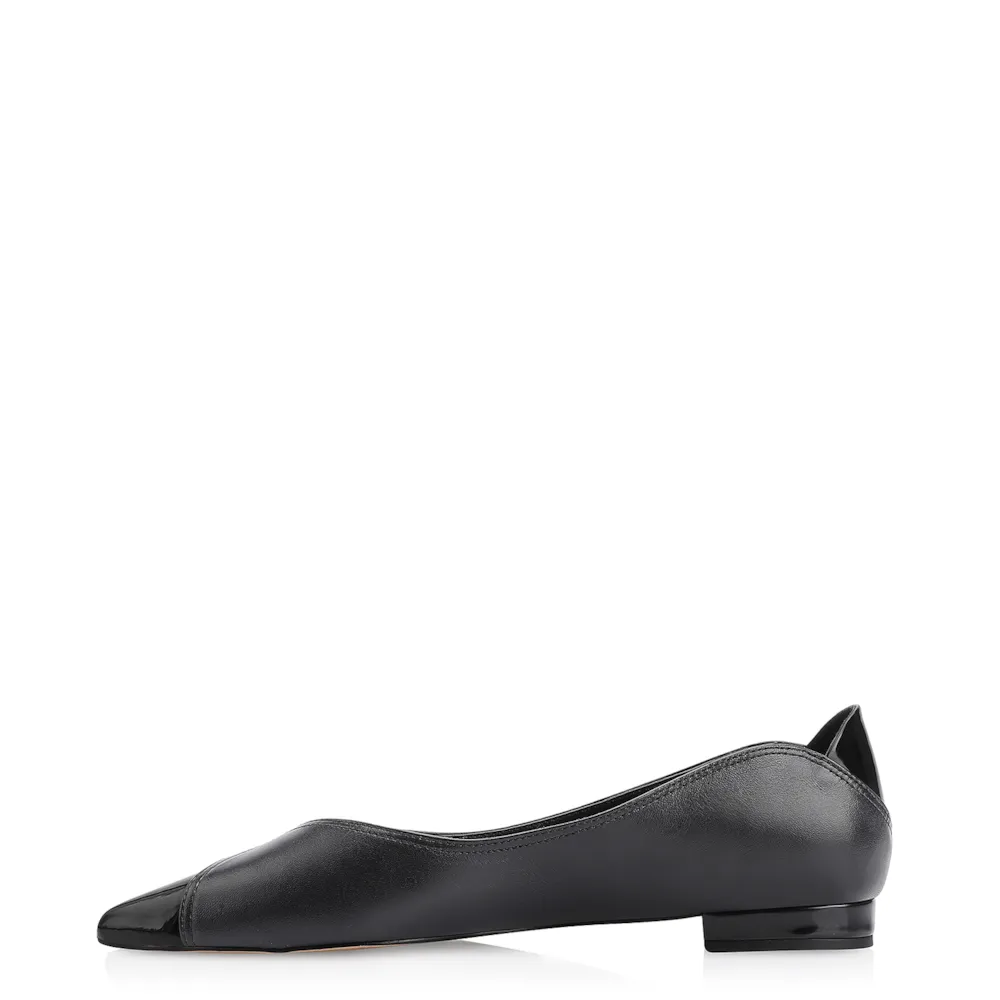 Sapatilha Couro Preto/Verniz Preto - imagem 4