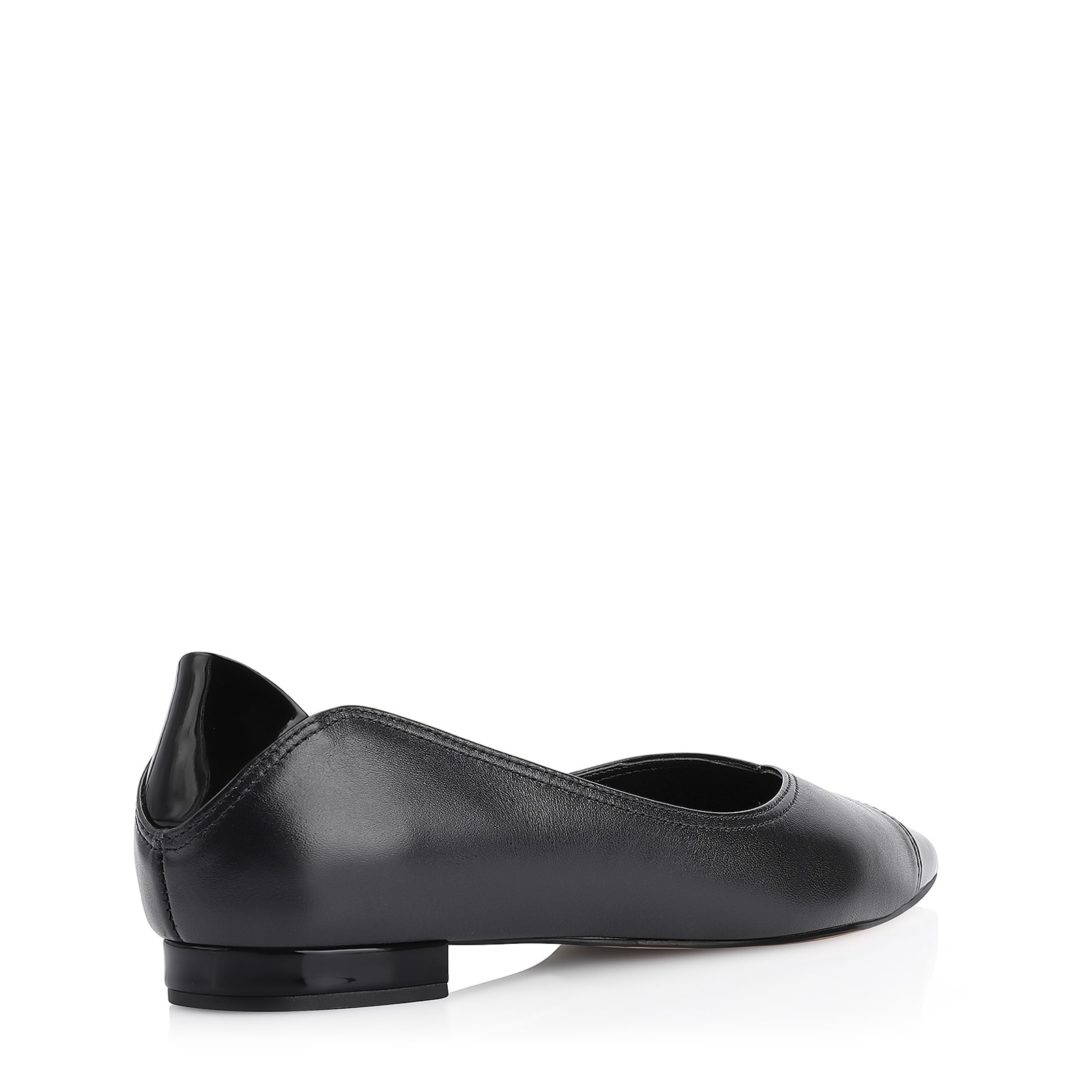 Sapatilha Couro Preto/Verniz Preto
