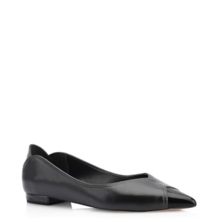 Couro Preto/Verniz Preto