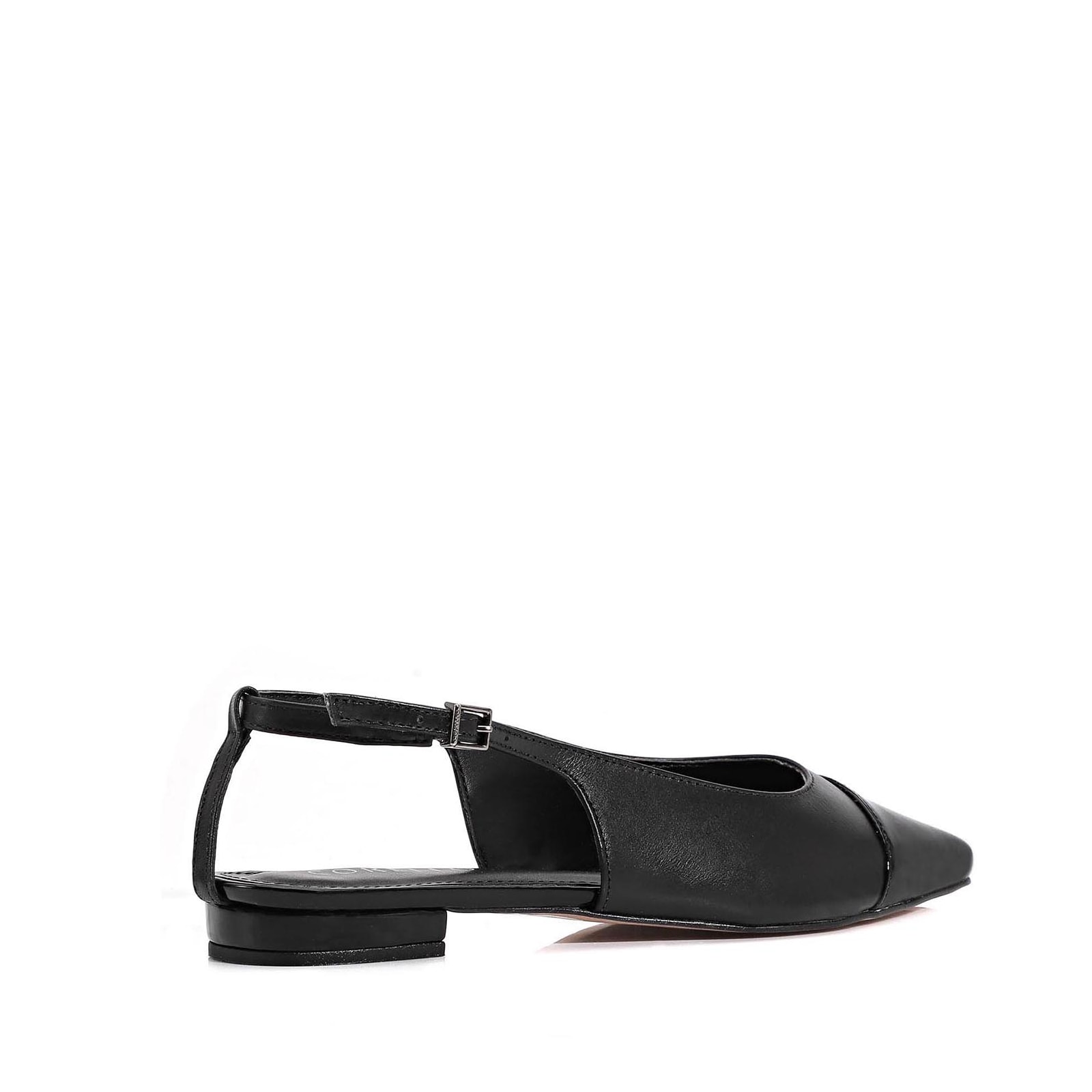 Sapatilha Couro Preto/Verniz Preto
