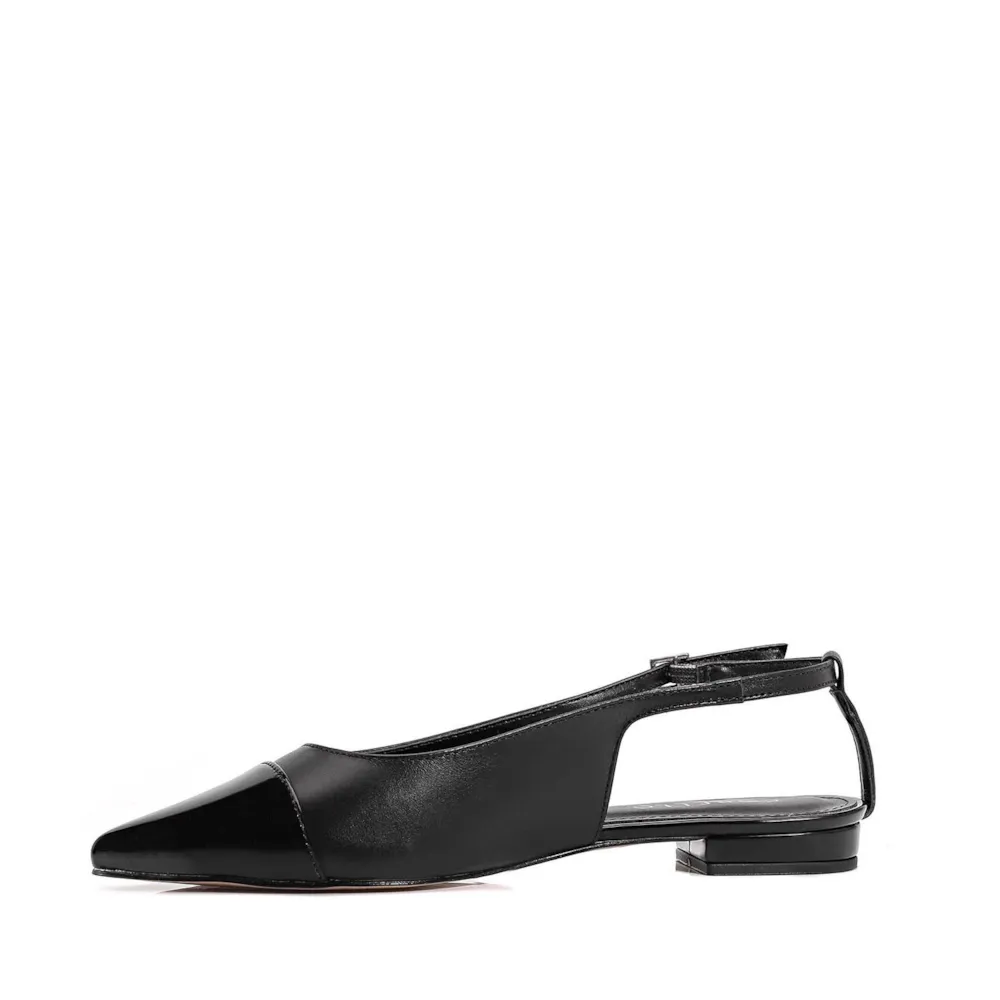 Sapatilha Couro Preto/Verniz Preto - imagem 4
