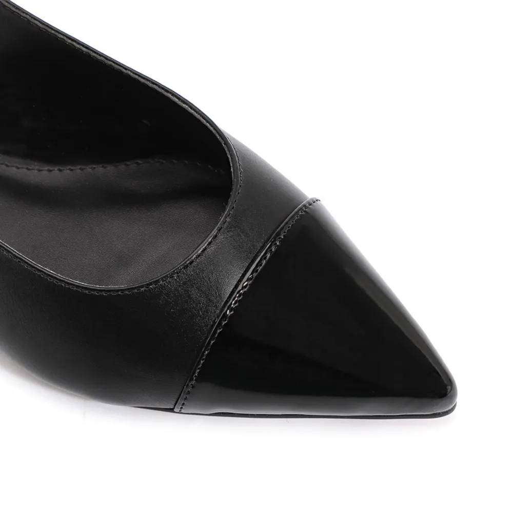 Sapatilha Couro Preto/Verniz Preto - imagem 6