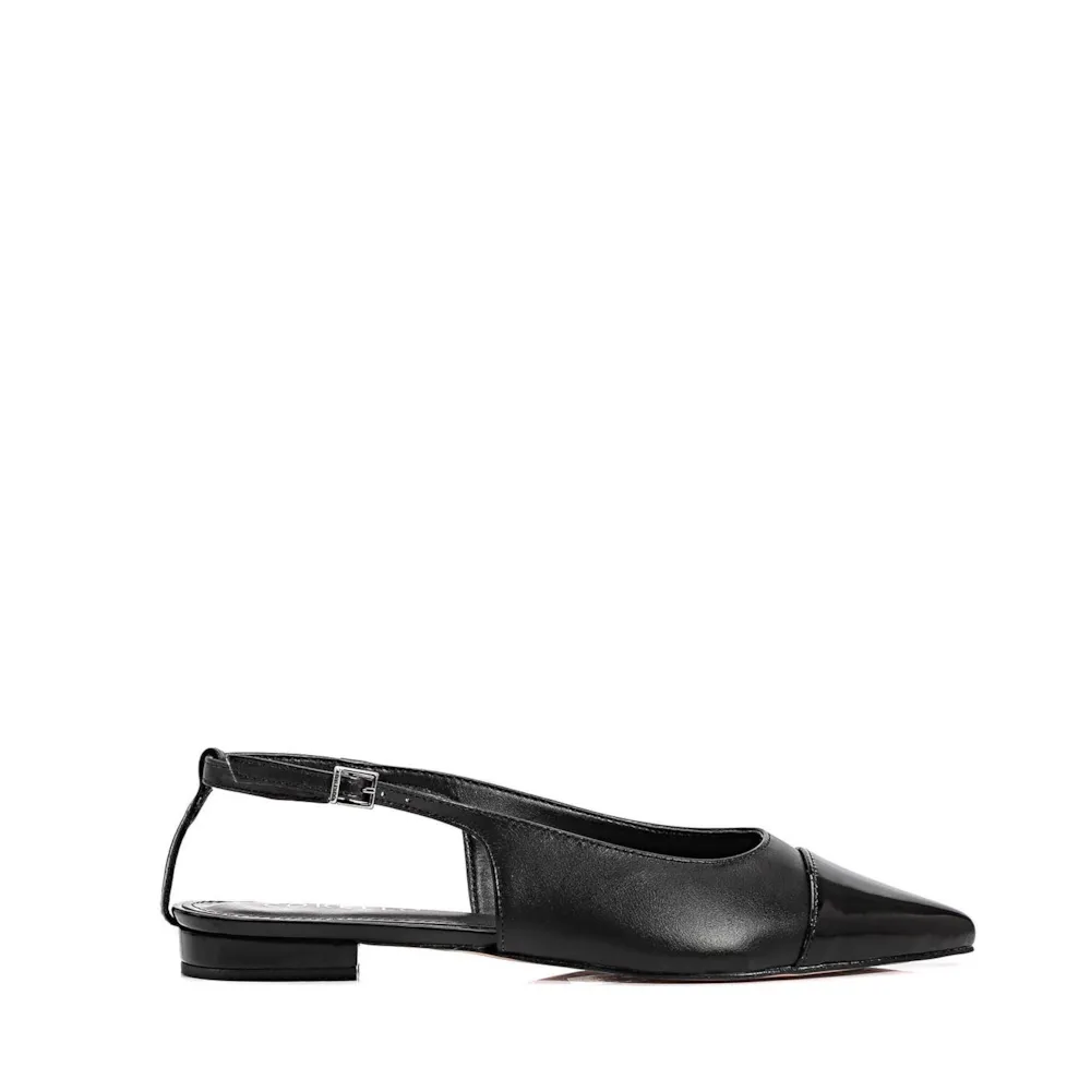 Sapatilha Couro Preto/Verniz Preto - imagem 2