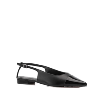 Couro Preto/Verniz Preto