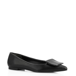 Couro Preto/Verniz Preto