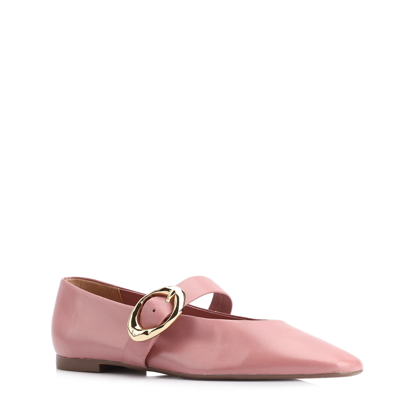 Sapatilha Couro Rosa