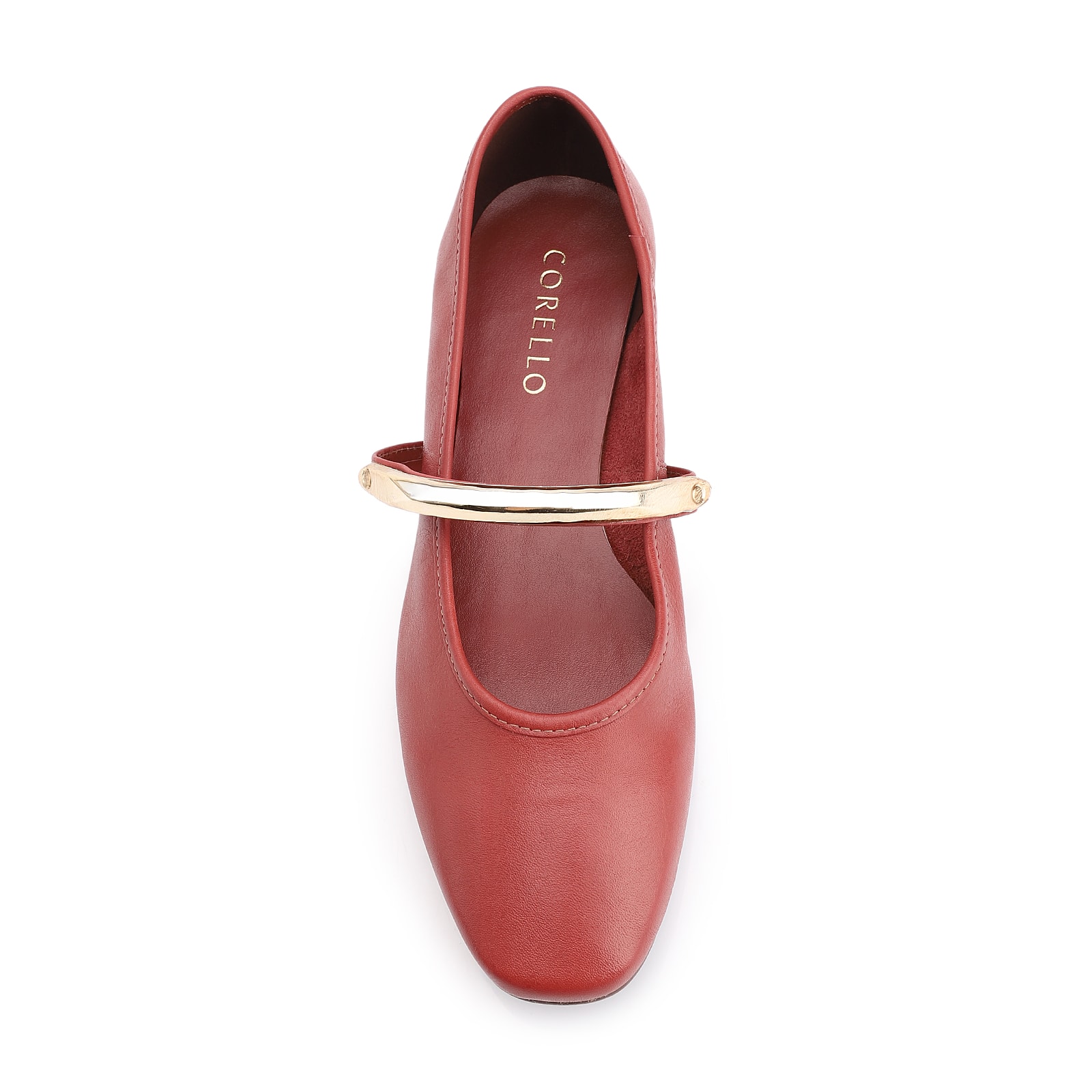 Sapatilha Couro Vermelha