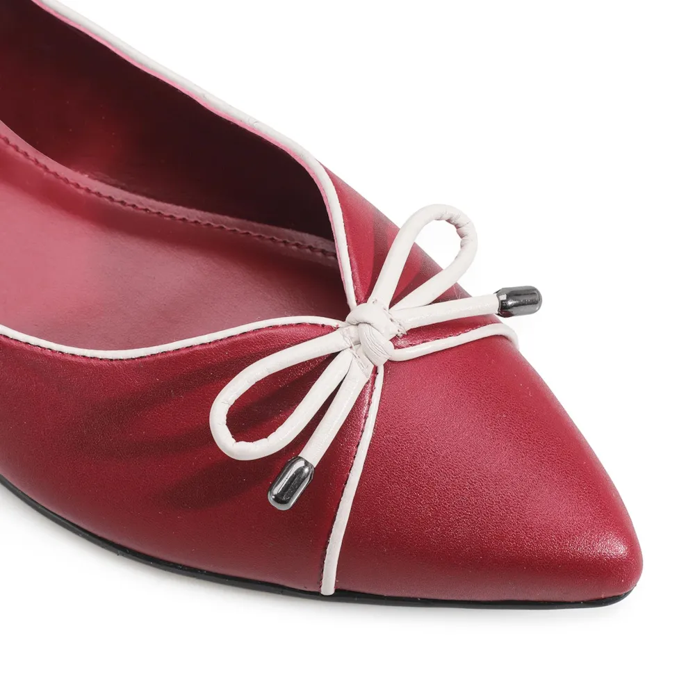 Sapatilha Couro Vermelho - imagem 6