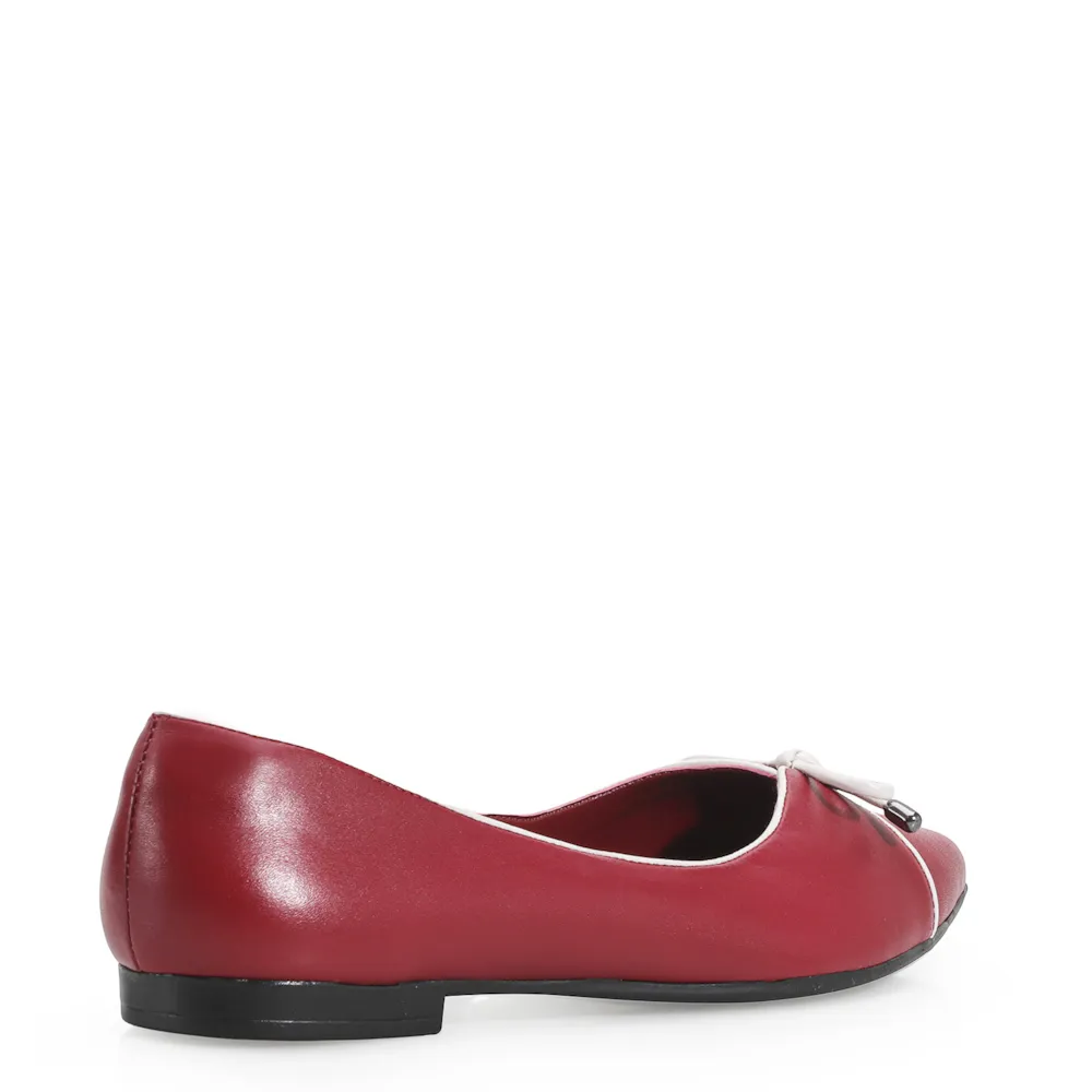 Sapatilha Couro Vermelho - imagem 3