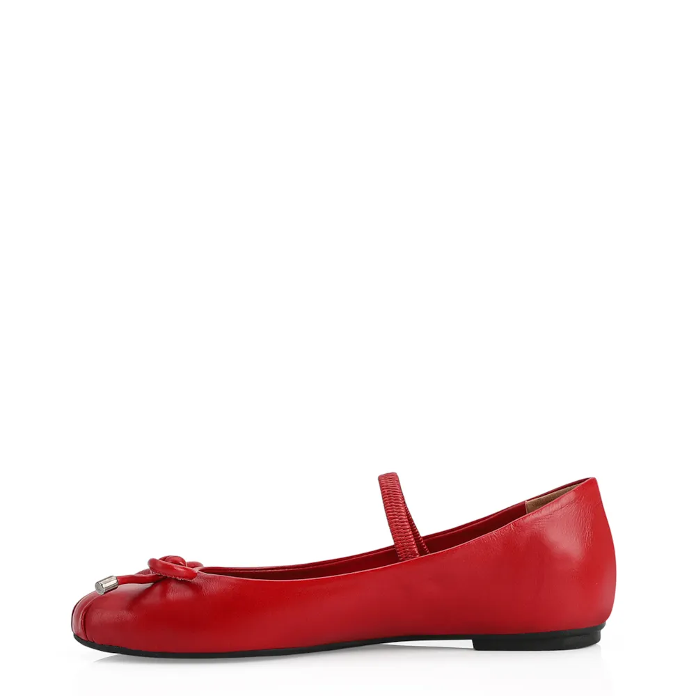 Sapatilha Couro Vermelho - imagem 4