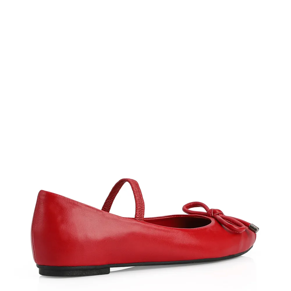 Sapatilha Couro Vermelho - imagem 3