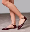 Sapatilha Couro Vinho - imagem 2