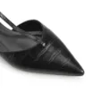 Sapatilha Croco Couro Preto - imagem 7