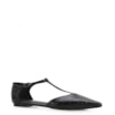 Sapatilha Croco Couro Preto - imagem 1