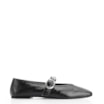 Sapatilha Esferas Verniz Preto Fivela - imagem 3