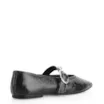 Sapatilha Esferas Verniz Preto Fivela - imagem 4