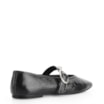 Sapatilha Esferas Verniz Preto Fivela - imagem 4