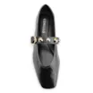 Sapatilha Esferas Verniz Preto Fivela - imagem 5