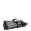 Sapatilha Esferas Verniz Preto Fivela - imagem 3