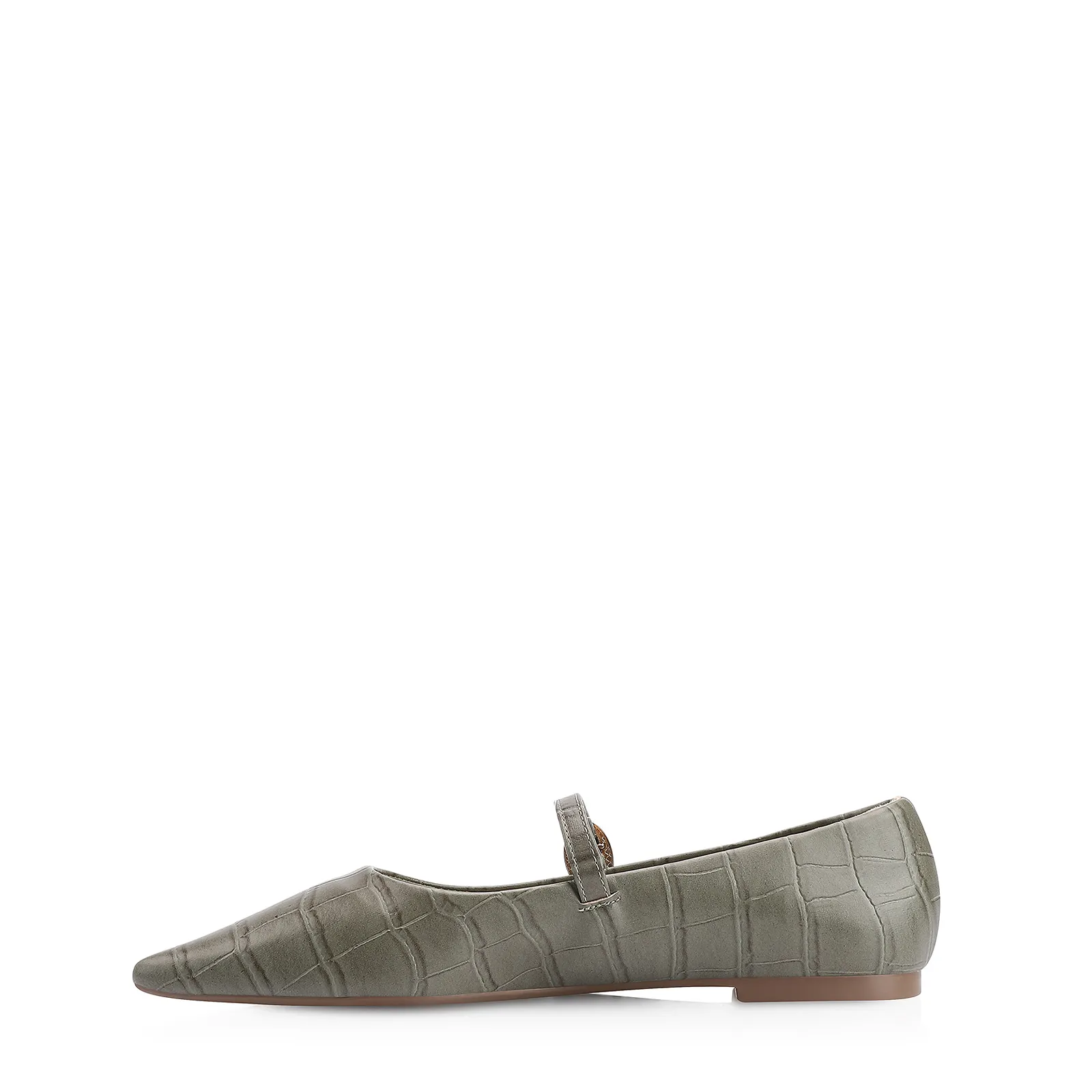 Sapatilha Fivela Alt Croco Verde