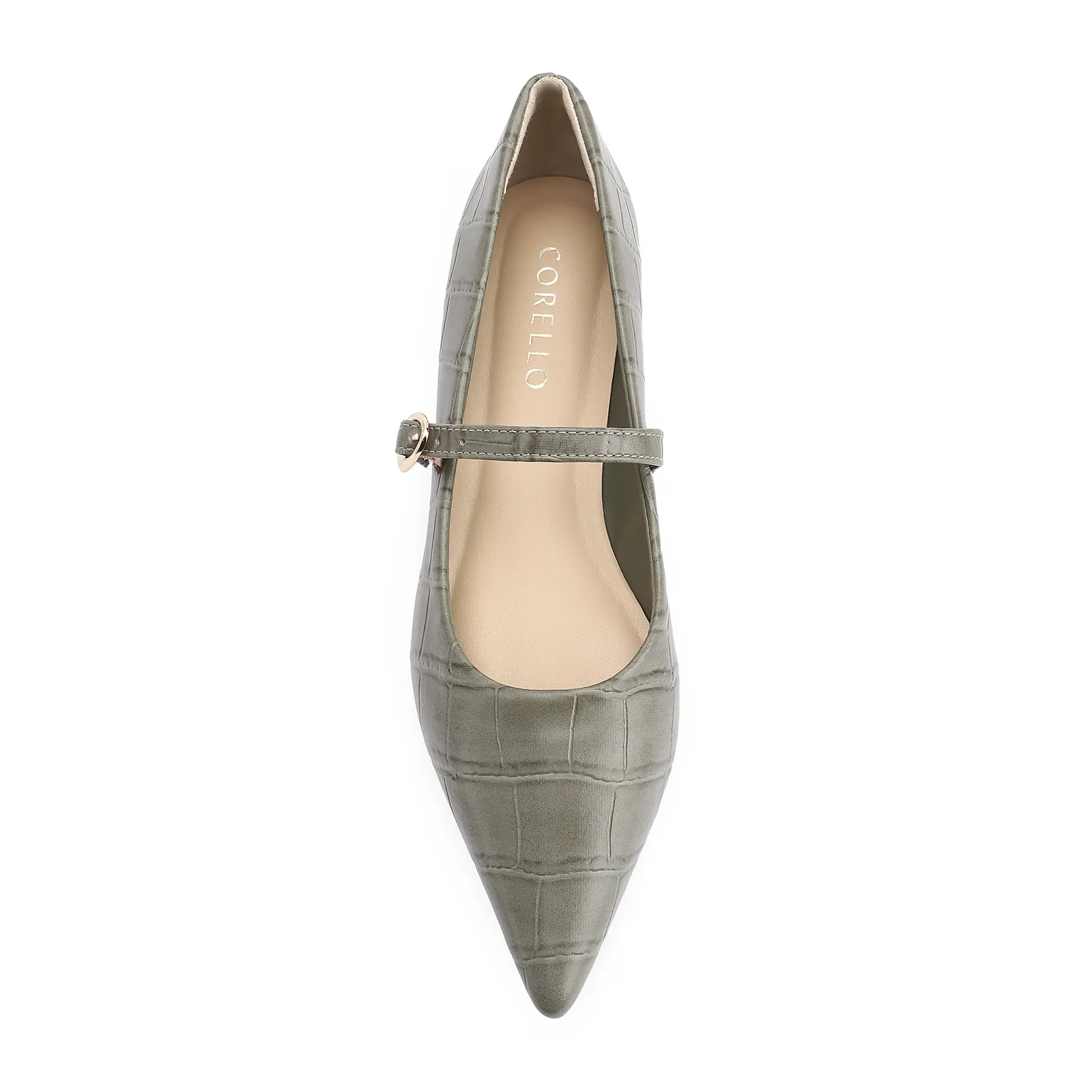 Sapatilha Fivela Alt Croco Verde