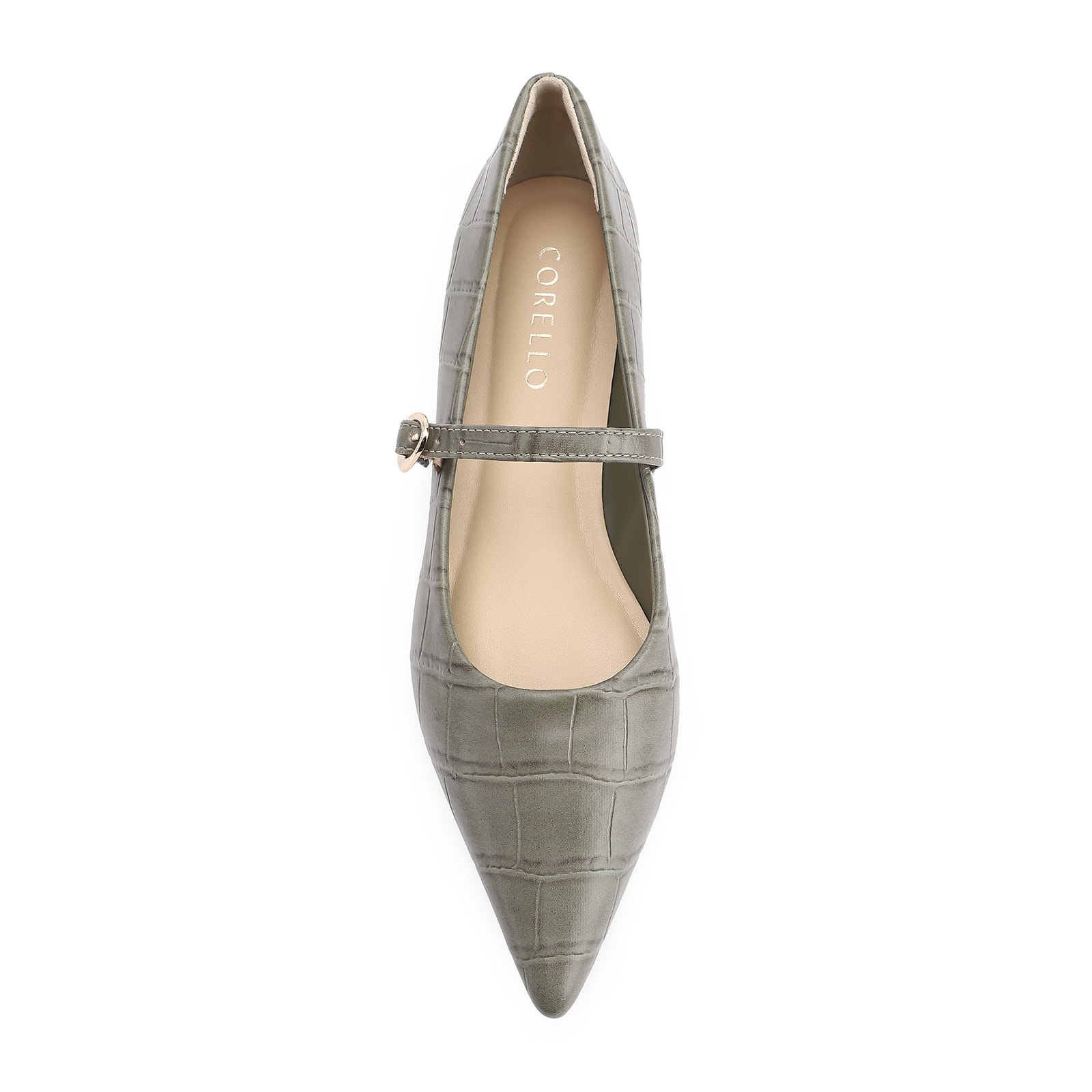 Sapatilha Fivela Alt Croco Verde