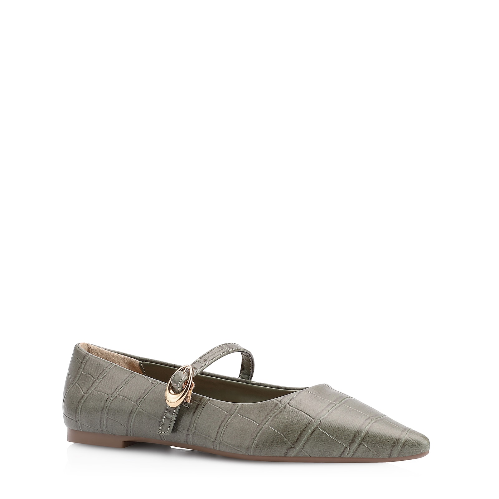 Sapatilha Fivela Alt Croco Verde