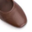 Sapatilha Fivela Couro Marrom - imagem 7