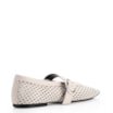 Sapatilha Fivela Couro Off White - imagem 4